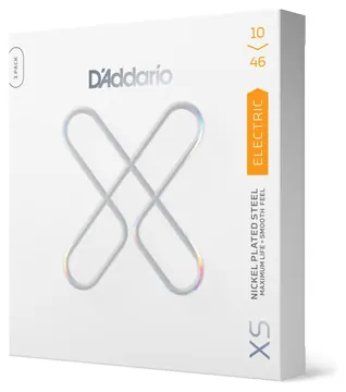 D'Addario 10-46 Regular Light, XS Nickel Coated Electric Guitar Strings 3-Pack