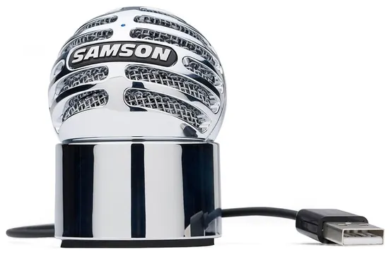 Samson METEORITE MIC - Microfono a Condensatore USB - Chrome