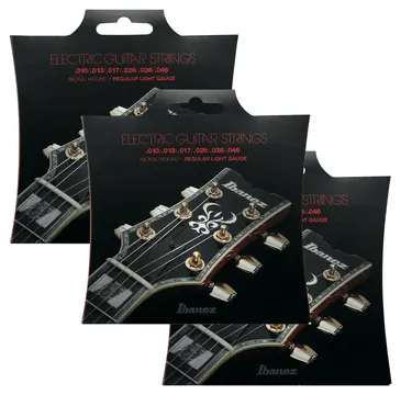 Electric Guitar Strings 10-46 Ibanez IEGS61 Regular Light X3 SET OFFER