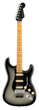 Fender American Ultra Luxe Stratocaster HSS Silverburst Maple Fingerboard