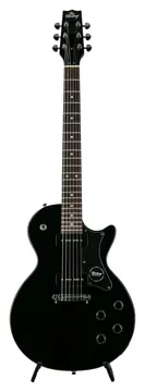 Heritage Ascent Collection H-137 P90 Electric Guitar, Black