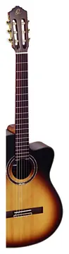 Ortega RCE158SN-TSB Elektro-Akustik-Gitarre 4/4 inkl. Gigbag, sunburst