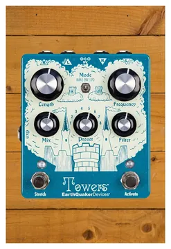 Earthquaker Devices Towers Stereo Soundscape Generator Reverb Pedal