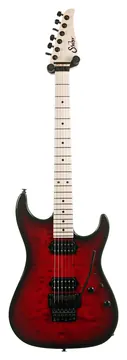 Suhr Limited Edition Standard Thin Burst Quilt Trans Red #90132