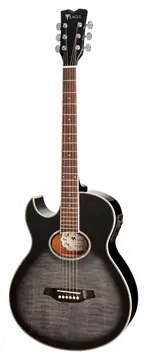 Eagle Cutaway Canhoto Eagle Blackburst GL36 Bkb lh