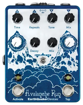EarthQuaker Avalanche Run V2 Delay/Reverb Effektpedal