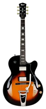 Cort Yorktown Hollowbody Bigsby Tobacco Burst
