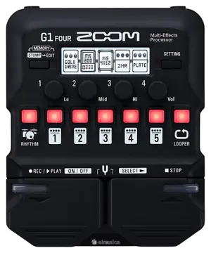 Zoom Pedaleira Zoom G1 Four Multi Efeitos Compacta Original