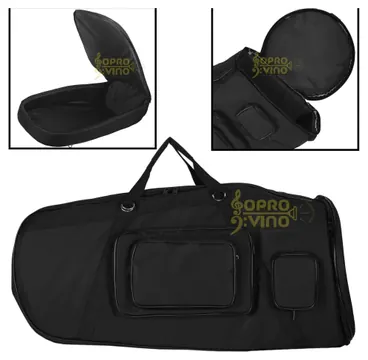 Protection Bags Capa Bag Trombone de Vara Extra Luxo com Bolsos Cor Vinho LP Bags Brinde Flanela