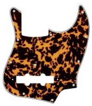 Boston Jazz Bass Style Pickguard Wildcat Yellow
