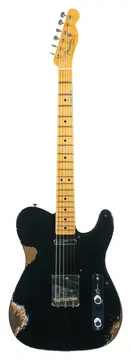 Fender Custom Shop Double Esquire Roasted Pine Relic Black 2022