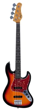 Tagima Contrabaixo Tagima TW-73 SB E/TT Fretless 4 Cordas TW Series Jazz Bass Passivo Sunburst C/ Escala Escura e Escudo Tortoise