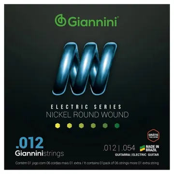 Giannini Encordoamento Giannini GEEGST12 Níquel