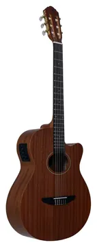 Tagima Vegas Mahogany Mahogany Series Mini Jumbo De Nylon C/ Afinador Mahogany