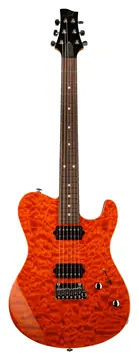 Suhr Oso Figured Maple Orange Stain