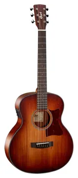 Cort Little CJ Blackwood OPLB CJ Series 3/4 Jumbo de Aço Open Pore Light Burst C/ Fishman Presys II e Bag