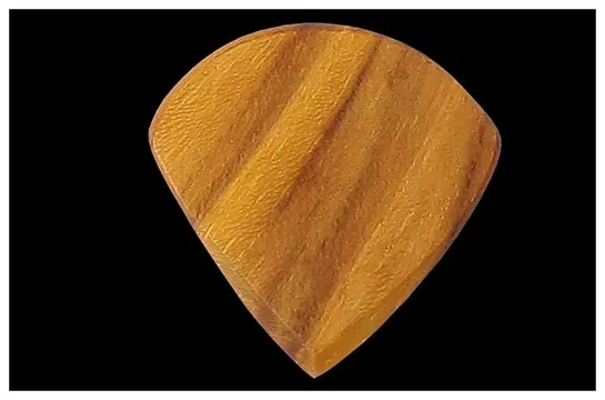 Tone Grown Picks Holz- Plektrum Zebrawood Jazz