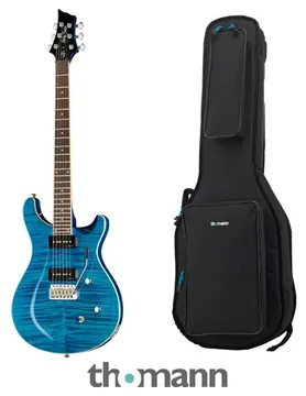 Harley Benton CST-24T P90 Ocean Flame Bundle