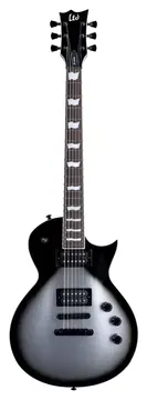 ESP LTD EC-256 Silver Sunburst Teardrop