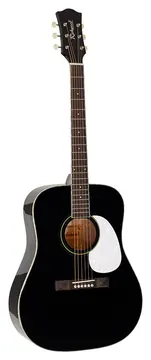 Richwood Heritage Series HSD-55-BK dreadnought guitar with solid spruce top