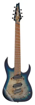 Ibanez RGMS7PB-CBS Cosmic Blue Star Burst