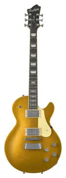 Hagstrom Swede Mk3 -73 Vintage E-Gitarre inkl. Koffer, gold
