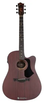 Tagima Cutaway Tagima Signature Juninho Afram - Modelo Sapele Dark Mahogany (Open Pore)