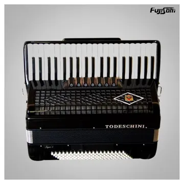 Todeschini Acordeon Todeschini 80 Baixos YW-870 Preto| Fujisom
