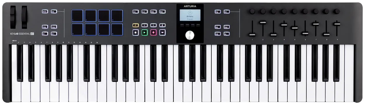 Arturia KeyLab Essential 61 mk3 Black