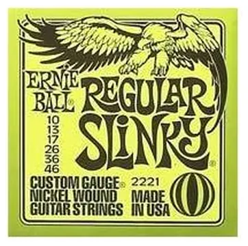 Ernie Ball Regular Slinky Electric Guitar Strings 10-46