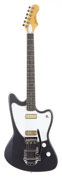 Harmony Standard Series Silhouette w/ Bigsby Electric Guitar w/Case, RW FB, Slate