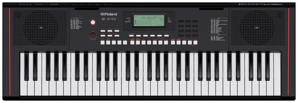 Roland E-X10 schwarz Arranger-Keyboard - 61 anschlagdynamischeTasten EX10