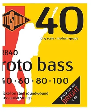 Encordoamento Rotosound Baixo Eltrico 4 Cordas RB40