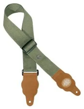 Gaucho Grass Series Army Green Guitar Strap GST-100-AGN