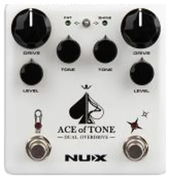 NUX Verdugo Series ACE OF TONE Dual Overdrive Pedal, NDO-5