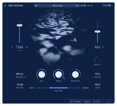Arturia Rev Ocean Tidal Reverb