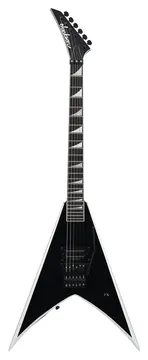 Jackson King V Signature Wes Borland Pro Series Zwart Met Witte Afschuiningen