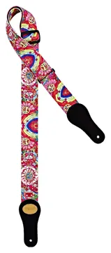 Ortega Gitarrengurt Nylon "Peace 68"
