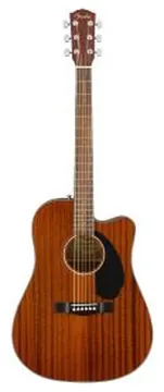 Fender CD-60SCE Dreadnought all-mahogany walnut