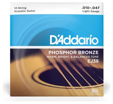 D'Addario EJ38 12-String