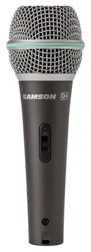 Samson Microfone Dinâmico Samson Q4 Supercardioide com Chave