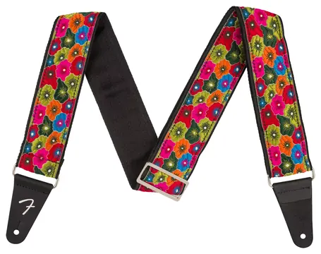 Fender Gitarrengurt Wild Bloom Strap Green 2"