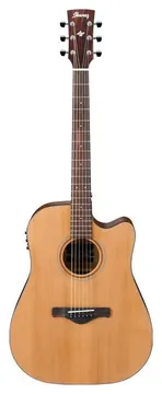 Ibanez AW65-ECE LG Akustikgitarre mit Pickup, massive Zederndecke