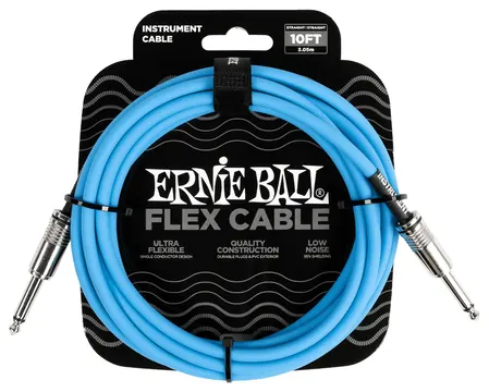 Ernie Ball 3m blauw Jack/jack