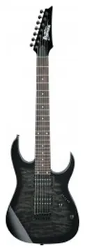 Ibanez RG7221QA Transparent Black Sunburst 7 Cordes