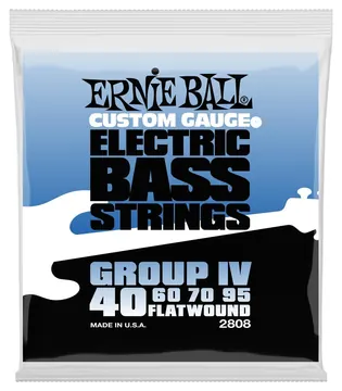 Ernie Ball Flatwound E-Bass Saiten Satz 40-95