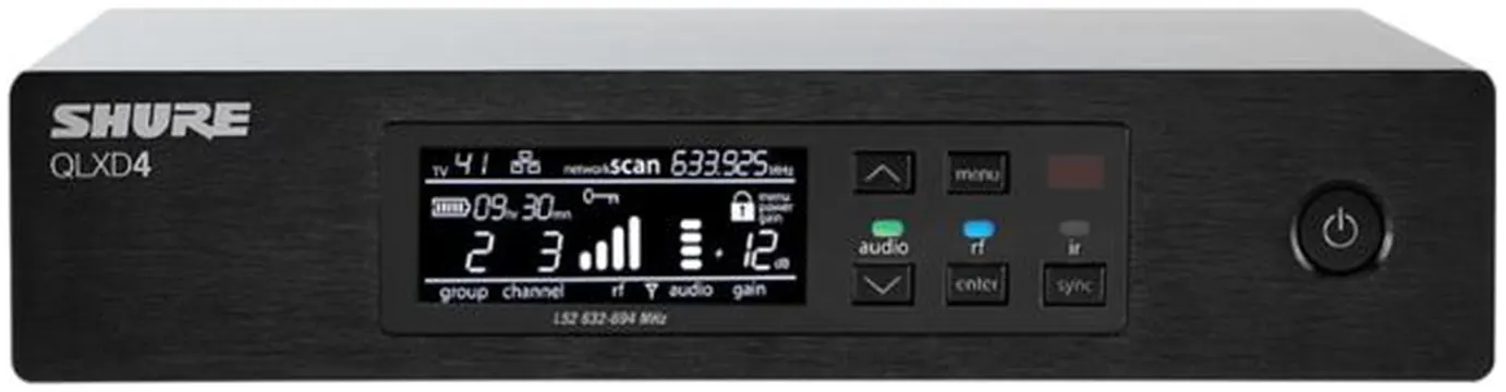 Shure QLXD4 H51 Digitaler UHF-Empfänger