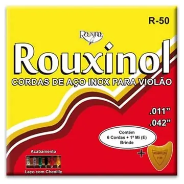 Encordoamento Rouxinol Guitarra Aço Chenille