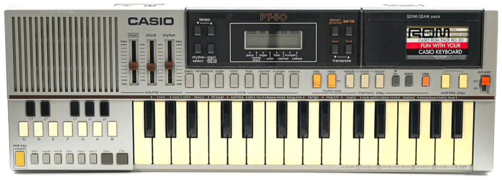 Casio PT-50 31-Key Mini Synthesizer incl. Rompack