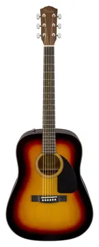 Fender cd60 v3 brown sunburst chitarra acustica